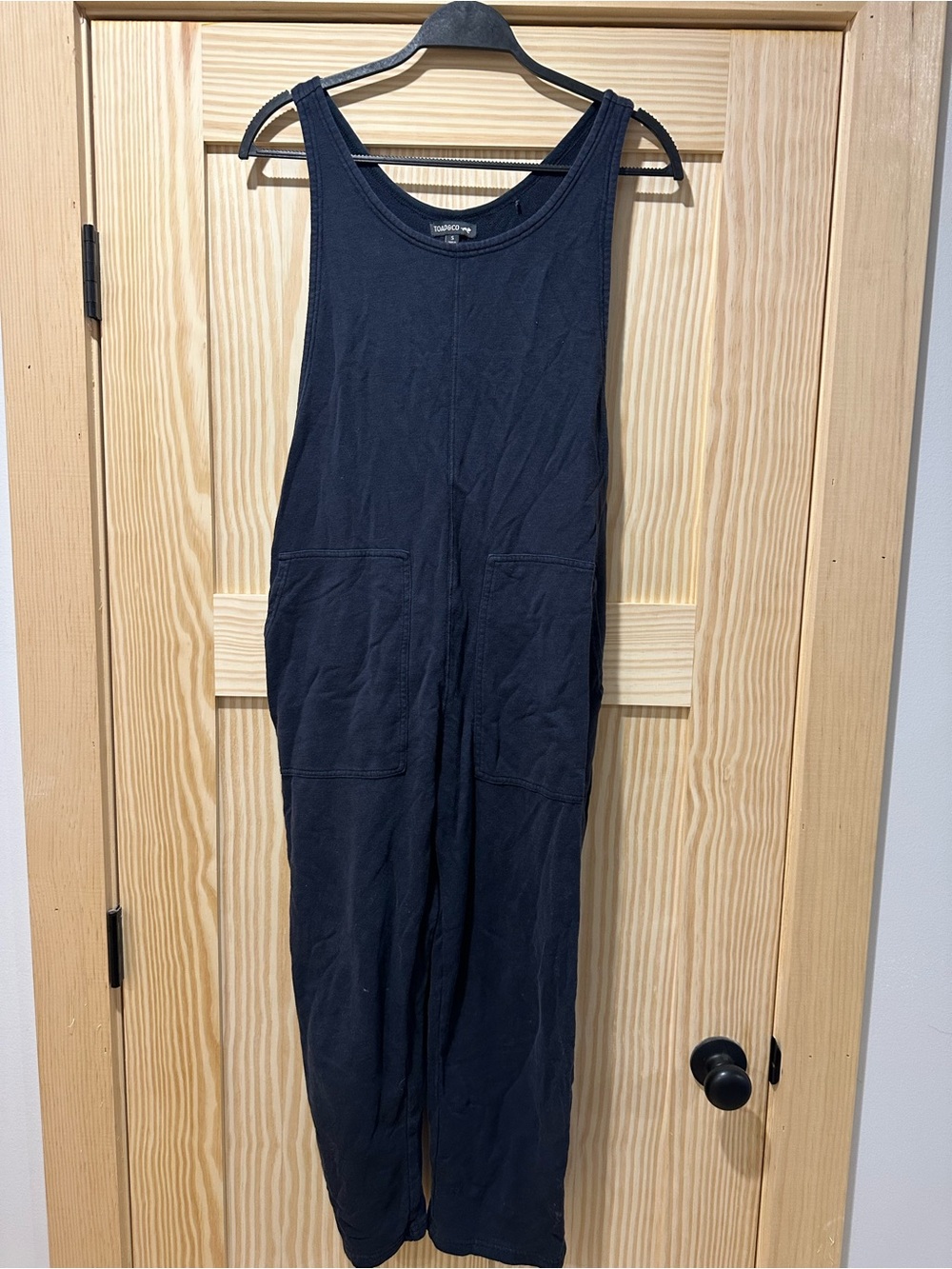 Toad@Co Women's Dark Blue Sleeveless Jumpsuit